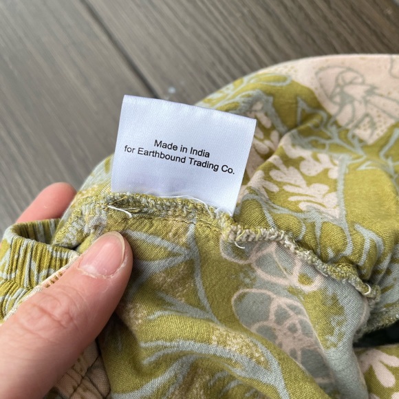 Earthbound Trading Company Batik Patchwork Shorts - Picture 7 of 8